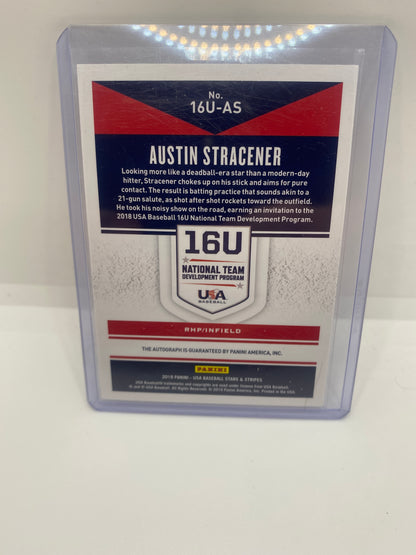 2020 Stars & Stripes 17U National Team Auto #17U-AS Austin Stracener /174
