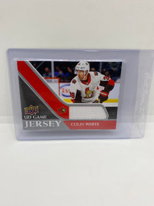 2020-21 Upper Deck Series 1 UD Game Jersey 2 Colin White