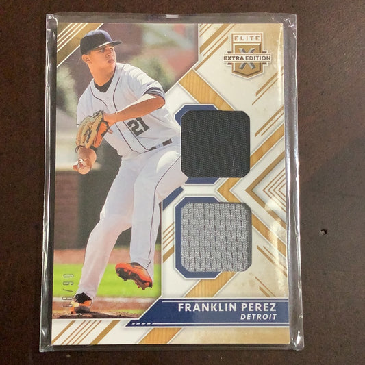 Franklin Perez 2018 Elite jersey card /99