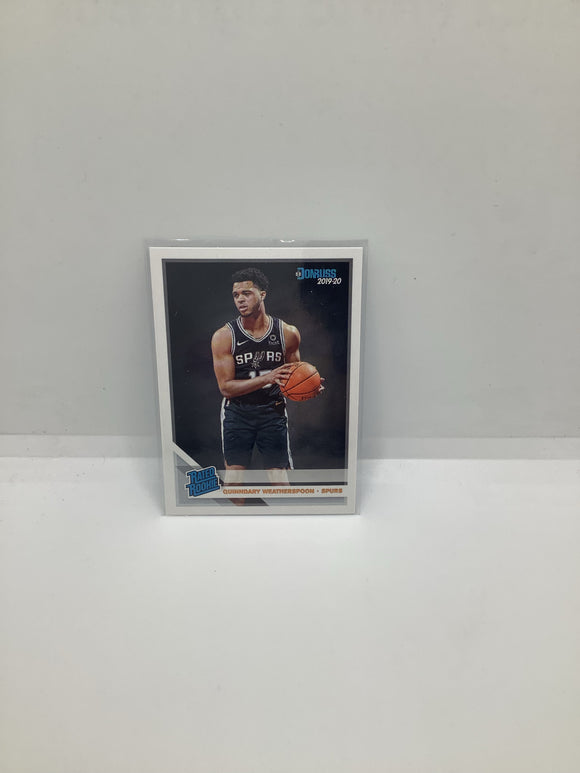 2019-20 Donruss Quinndary Weatherspoon RC