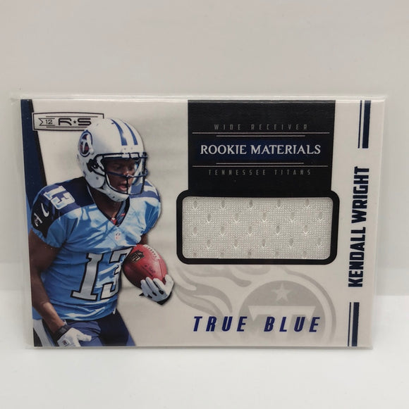 Kendall Wright 2012 R&S Rc Jsy /399