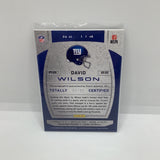 2013 Totally Certified David Wilson Autograph