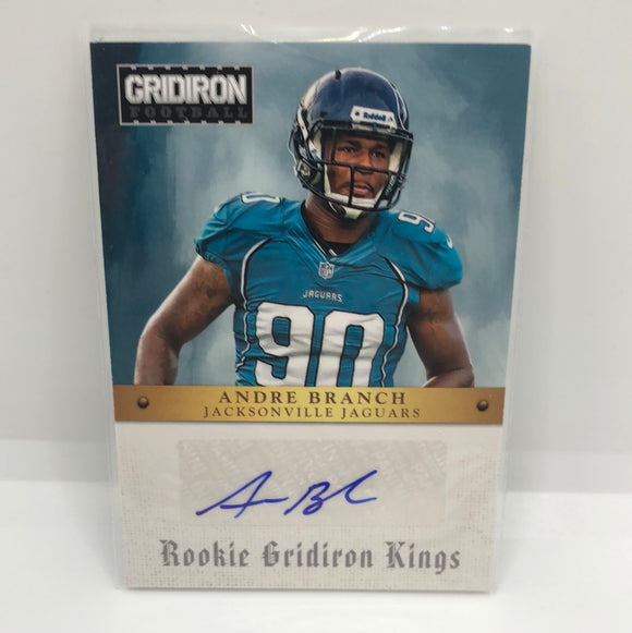 Andre Branch 2012 Gridiron Kings Rc Auto /99
