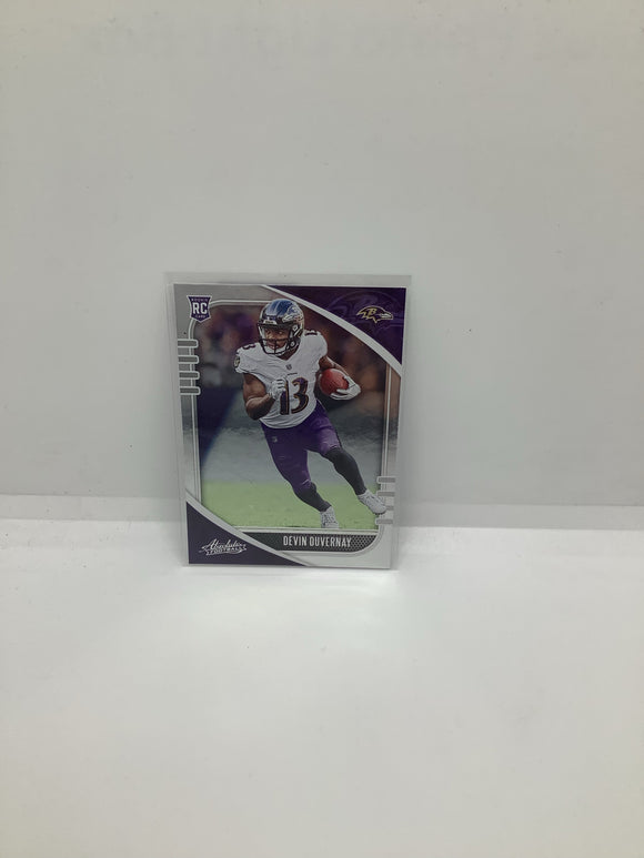2020 Absolute Devin Duvernay RC Purple Silver