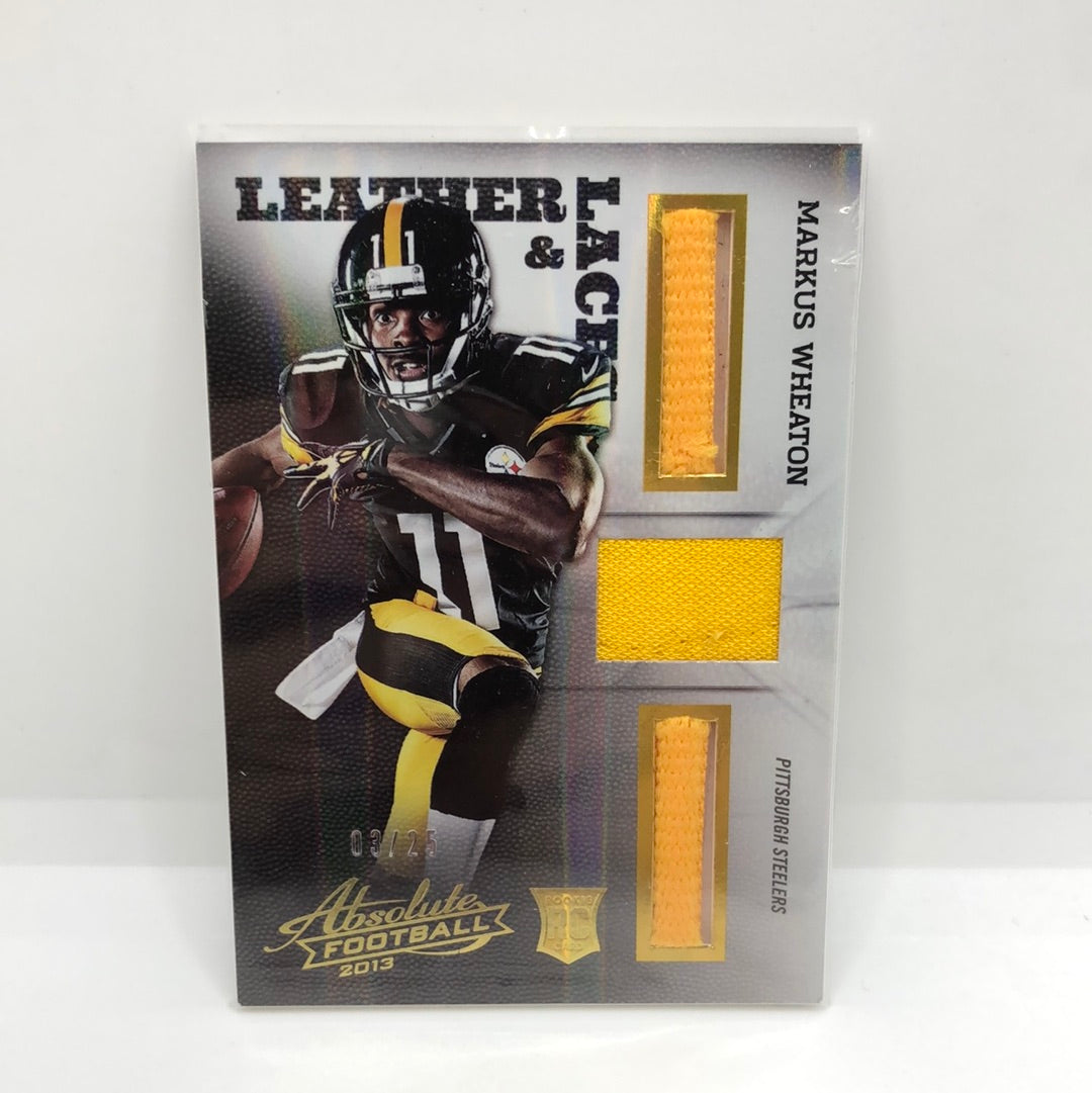 Markus Wheaton 2013 Absolute Leather and Laces /25