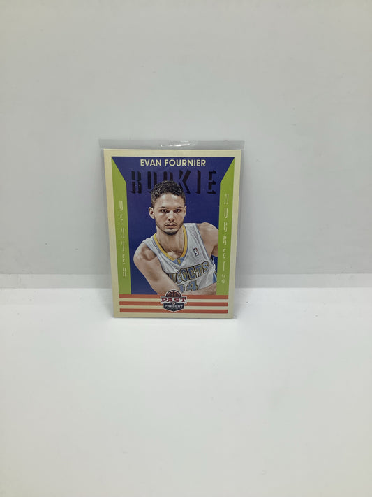 2012-13 Past and Present Evan Fournier RC Blue/Green